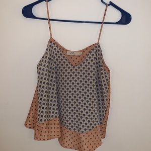 Elodie size small tank top summer design pink blue white navy